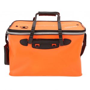 Sac De Peche A Eau, Seau A Poisson, Seau A Poisson Vivant Pliable Et Portable En Eva, Sacs De Peche Epais Et Multifonctionnels, Orange - Neuf