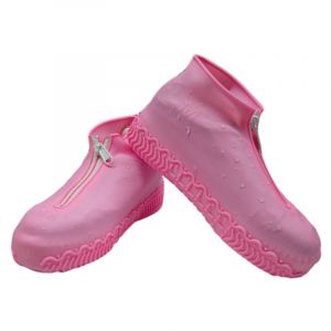Couvre-Chaussures Imperméable Rose (M) - Neuf
