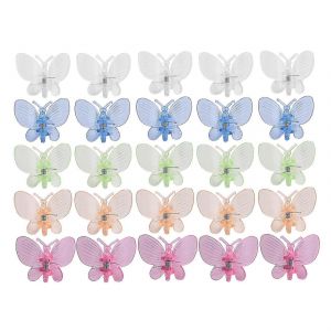 Clips D'orchid&eacute;e 30 Pi&egrave;ces Papillon Plante Clips Clips De Support D'orchid&eacute;e Clips De Vigne Clips De Plante Pour Le Support Fleur Orchid&eacute;e Vigne - Neuf