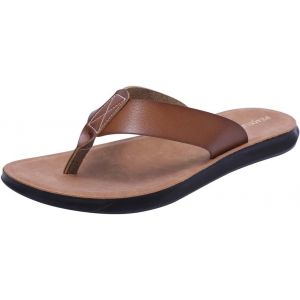 Fchhk-Sandales Tongs Pour Hommes, Chaussures De Plage Confortables En Cuir Microfibre Doux Pour L'été (Suggérer D'acheter Une Taille Plus Grande) Km215 - 47 - Neuf
