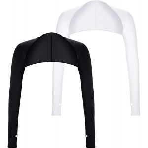 Gjhgf-Lot De 2 Manchons Rafraîchissants Avec Trous Pour Les Doigts Pour Femme, Protection Contre Le Soleil Et Les Rayons Uv Pour Le Golf - Neuf
