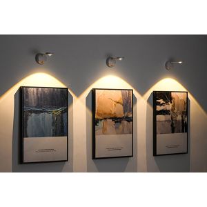 Lot De 3 Appliques Murales Led Sans Fil Avec D&eacute;tecteur De Mouvement Et Veilleuse Rechargeable Usb - Neuf