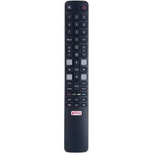 Rc802N Pour Télécommande Tcl Smart Tv, Telecommande Universelle Tcl Adaptée À La Tcl Tv 32Es560 32Es580 40Es560 43Ep640 43Ep660 50Dp660 50Ep640 50Ep660 50Ep680 55Dc760 - Neuf