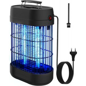 Lampe Anti Moustique, 14W Uv Tue Mouche Eléctrique Couvrant 60M², Anti Insectes Moucherons Mites Intérieur Extérieur,Piège À Moustique Pour Jardin Terrasse Piscine Chambre Maison Cuisine - Neuf