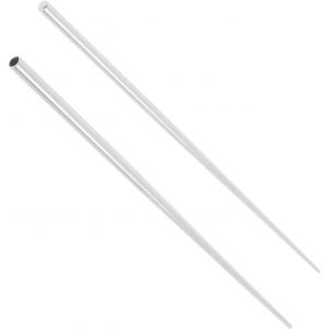 Nbgcm-Broche D'insertion Conique En Acier 316l D'épaisseur 0,8mm/1,0mm/1,2mm/1,6mm/2,0mm/2,5mm/3,0mm Pour Oreille/Nez/Nombril/Mamelon/Lèvre/Sourcil, Étirement Du Piercing Outil Assistant Kit - Neuf