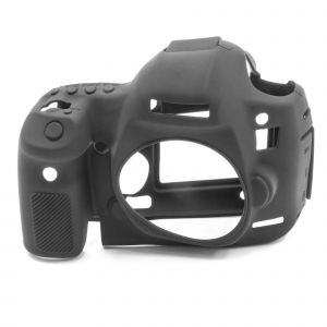 vhbw Housse compatible avec Canon EOS 5DS, 5D Mark III, 5DSR appareil photo - &eacute;tui, silicone, noir - Neuf