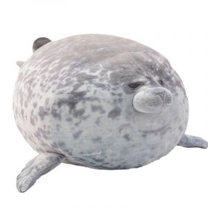 Coussin de 30 cm en forme d'homme phoque, jouet en peluche pour aquarium, cr&eacute;ature marine - Neuf