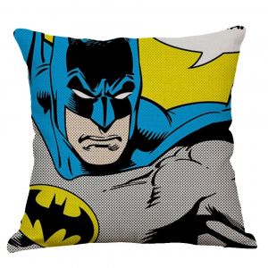 2 Pièces Ensemble Taie D'oreiller Super-Héros Marvel Film Superman Iron Man Spiderman Avengers Décoration Taie D'oreiller Décoration De La Maison Standard Carré 18x18 Pouces - Neuf