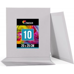 Toiles &iquest;&iquest; Peindre 20x25cm - 10 Canvas Coton Sans Acide - Tout Type De Peinture Sur Toiles - Neuf