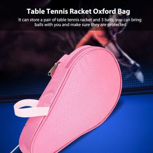 Housse Oxford Pour Raquette De Ping-Pong (Rose) - Neuf