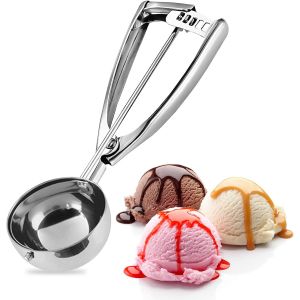 Grande Cuill&egrave;re &Agrave; Cr&egrave;me Glac&eacute;e 6,3 Cm Avec G&acirc;chette - Neuf