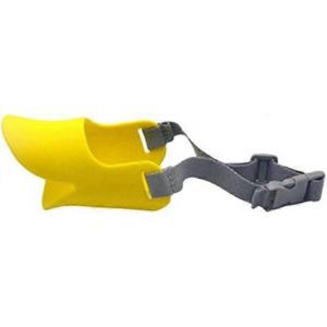 Muselière Pour Chien,Masque Anti-Morsure Anti-Aboiement Et Anti-Manger De Type Bec De Canard,Muselière En Silicone Souple Pour Chien De Compagnie - Neuf