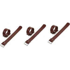 Kal-Lot De 2 Paires De Stabilisateurs De Vélo Pour Enfants - Rapide - Polyvalent - Maille Métallique - Panier De Déverrouillage Pour Le Rangement - Guidon Pratique - Sangles En Cuir - Poignée De - Neuf