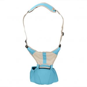 Porte-bebe a bandouliere simple, siege de hanche, sac a dos pour bebe (bleu) - Neuf