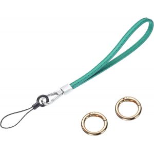 KAL-Dragonne En Cuir Lisse Pour Emp&ecirc;cher Les Chutes De Poignet Pour Embrayage, T&eacute;l&eacute;phone Portable, Porte-Cl&eacute;s, Portefeuille, Sac &Agrave; Main - Neuf