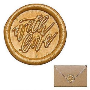 Ventes Promotionnelles Autocollants De Sceau D'enveloppe Autocollants Enveloppe Autocollante Sceaux Kit De Tampon De Sceau De Cire Autocollants De Sceau De Cire En Relief Signature Design Tampon De Sc - Neuf