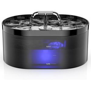Chenquansarl-Fontaine À Eau Automatique Pour Chat - 2,2l - Fontaine À Eau Pour Chat - Distributeur Eau Chat - Fontaine Eau Chat - Super Silencieuse, Chiens, Plusieurs Animaux De Compagnie - Neuf