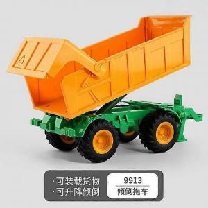 Children's Farmer Car Farm Tractor Inertia Toy Car Model Transport Trailer Engineering Vehicle-accessoires13 - Neuf