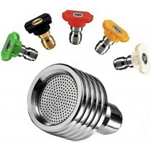 MEVRONISSHOP-Buse de Nettoyeur Haute Pression 1/4 Buses &agrave; Connexion Rapide Embouts de buses de lavage Pression 4000 PSI pour le nettoyage de voiture et le jardin - Neuf