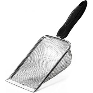 Cmws-Pelle &Agrave; Liti&egrave;re Pour Chat &Agrave; Petits Trous En M&eacute;tal Durable Pour Chaton, Tamis Avec Pelle Profonde Pour Chat, Chien, Lapin - Neuf