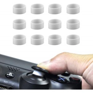 12 Anneaux en Silicone Joystick Protector Compatible avec Steam Deck/Switch/Xbox/PS4/PS5 White - Neuf