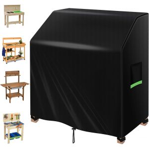 Ulteronixshop-Housse de cuisine boueuse - 110 x 50 x 98 cm - En tissu Oxford 420D - Imperm&eacute;able &agrave; la poussi&egrave;re - R&eacute;sistant aux intemp&eacute;ries - R&eacute;sistant aux UV - Pour cuisine d'enfant, cuisine, barbecu - Neuf