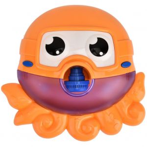 Jouet De Bain Lumineux Pour Enfants, Souffleur De Bulles Automatique Et Musical (Orange) - Neuf