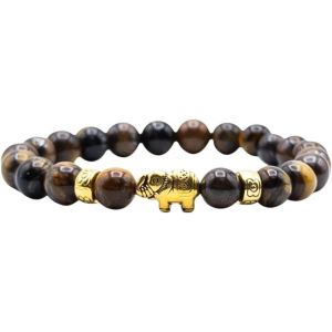 Meimie-Bracelet Éléphant Et Gps Live Tracking¿Bracelet Comme Bijou Pour Femme Cadeau En Pierre Naturelle,Bracelet D'énergie Fabriqué À Lamain Avec Perles,Bracelet Pour Femme Avec Signification - Neuf
