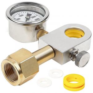 Adaptateur De Recharge De Co2, Adaptateur De Recharge De Soda Cga320 Pour Machine &Agrave; P&eacute;tillante Terra/Duo/Art Pour Bouteille Avec Manom&egrave;tre - Neuf