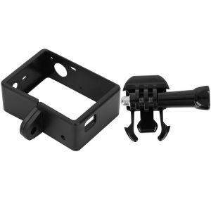 Boitier de protection pour camera GoPro 3/3+/4, cadre noir - Neuf