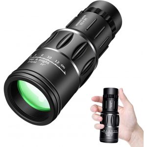 Jumelle t&eacute;lescope 16x52 prisme BAK4 optiques multi-trait&eacute;es &eacute;tanche anti-bu&eacute;e ultra-portable observation oiseaux randonn&eacute;e camping concert vision nocturne haute d&eacute;finition - Neuf