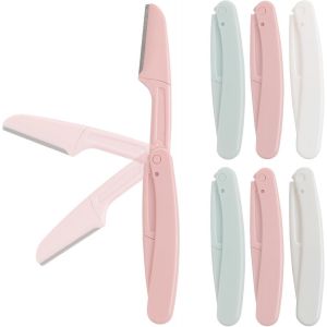 Lot De 6 Rasoirs À Sourcils Pliables Pour Le Vi , Rasoirs Pour Le Vi De Femme Pour Le Ra , Rasoirs Pour Le Vi Des Femmes Et Des Hommes - Neuf