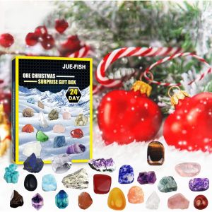 Calendrier Compte À Rebours De Noël 2023, Compte À Rebours De Noël 24 Pierres De Cristal, Des Décorations De Noël, Cadeaux De Noël, Cadeau D'anniversaire Surprise Pour Les Garçons Et Les Filles - Neuf