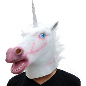 Masque Cheval Latex T&ecirc;te Animale Licorne Pour Halloween/Carnaval/Soir&eacute;e D&eacute;guis&eacute;e.[J118] - Neuf
