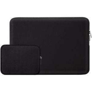 SJZG-Rainyear Housse 11-11,6 Pouces Ordinateur Portable De Protection Sacoche Laptop Sleeve Avec Accessoires Pochette Compatible Avec 11,6 Macbook Air Pour 11 Notebook Tablette Chromebook(Noir) - Neuf