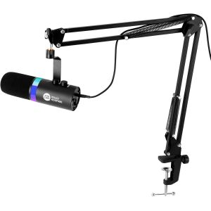 ChenQuanSarl-Kit De Microphone De Jeu Xlr/Usb Avec Support De Perche, Bouton De Sourdine, Réduction Du Bruit Et Contrôle Du Volume Pour Le Streaming - Neuf