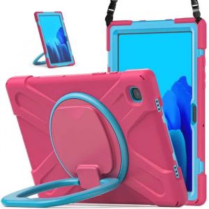 Etui Pour Samsung Galaxy Tab A 10.1" Avec Support Pivotant Rose - Neuf