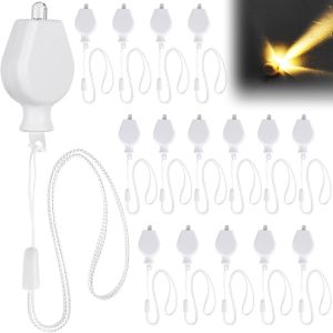 TRAHOO-Lot de 16 mini lampes LED pour ballons - Fonctionne avec piles - Blanc chaud - Convient pour les lanternes en papier, les mariages, Halloween, No&euml;l et les f&ecirc;tes - Neuf