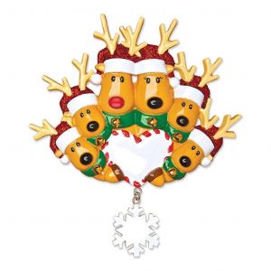 Dessin Anim&eacute; Elk Famille De D&eacute;coration D'Arbre De No&euml;l De No&euml;l Pendentifs Cerf Mignon Vacances D'Hiver Cadeau Ann&eacute;e, Les D&eacute;corations De No&euml;l - Neuf