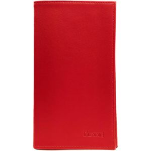 KALANKA-- Etui Porte chéquier Porte Carte crédit pièce d'identité (A07 Rouge) - Neuf