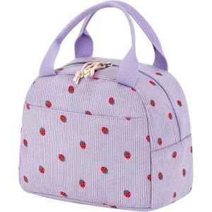 TZF-Sac Isotherme Repas, Sac à DéJeuner Pliable LéGer, Sac à Lunch Pliable Pour Femmes, Enfants, RéUtilisable Lunch Bag Isotherme, Pour Le Travail, Les Pique-Niques, Le Camping Et Les Barbecues - Neuf