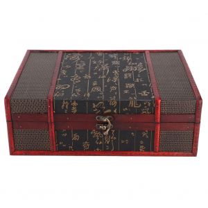Boite De Rangement En Bois Pour Livres, Bijoux, Certificats, Etui De Rangement (Grande Taille, Style Chinois) - Neuf