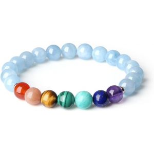 Bracelet Chakra,Bracelet Pierre Pour Femme/Homme - Neuf