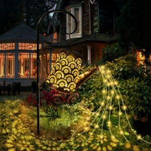 Jgd-Guirlande Lumineuse Solaire, Arrosoir, Lampes Solaires D'ext&eacute;rieur Avec Crochet De Berger - Lanterne Solaire &Eacute;tanche Ip65 - Guirlande Lumineuse Led Pour D&eacute;coration De Jardin, Ext&eacute;rieur, Cour, Che - Neuf