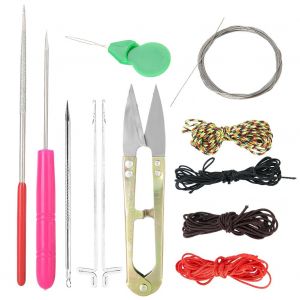Ensemble De 13 Outils De Bijouterie Pour Bricolage, Ciseaux, Fil De Perles, Limes, Outils De Dissolvant Pour La Fabrication De Bijoux - Neuf