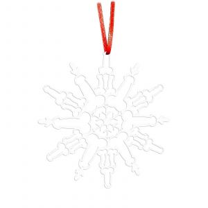 Dr&ocirc;le De D&eacute;corations De No&euml;l Id&eacute;es De D&eacute;coration De D&eacute;coration D'arbre De No&euml;l Pendentif Le Plus &Agrave; Votre Annuel Envelopper Flocon De Neige, No&euml;l, Ornement - Neuf