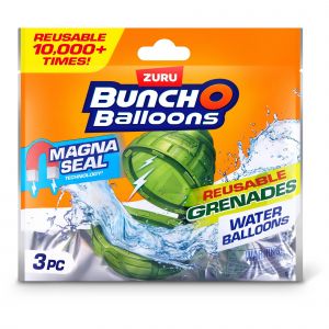 Bunch O Balloons Bombes &Agrave; Eau R&eacute;utilisables Grenade (Pack De 3) - Neuf