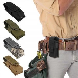 1pcs Sac De Lampe De Poche Imperméable À L'eau En Plein Air Couteau De Chasse Étui Pochette De Lampe De Poche Anti-Corrosion Kit D'outils Unique Paquet Accessoires - Neuf