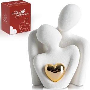 Décoration De Chambre À Coucher Pour Couples,Décoration De Meuble Tv,Statue Et Sculpture En Porcelaine Pour Couple-Figurine Romantique D'anniversaire De Mariage,Spectacle D'amour, - Neuf