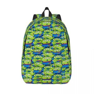 Sac à dos personnalise vert Aliens Toy Story pour ordinateur portable, pour femmes et hommes, sac à dos décontracté pour l'ecole, le collège et les etudiants - Neuf